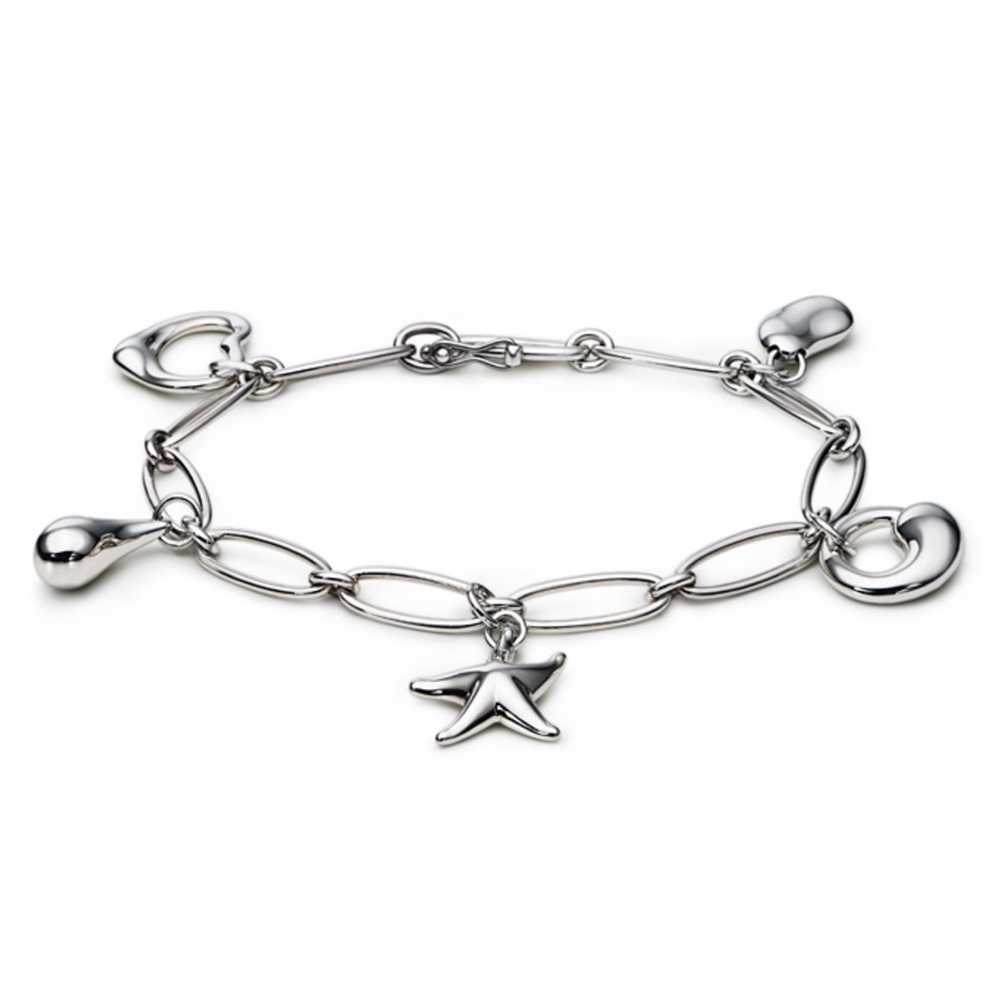 Elsa Peretti® Five-Charm Bracelet silver